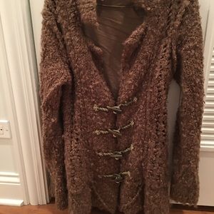Free People Teddy Sweater Coat